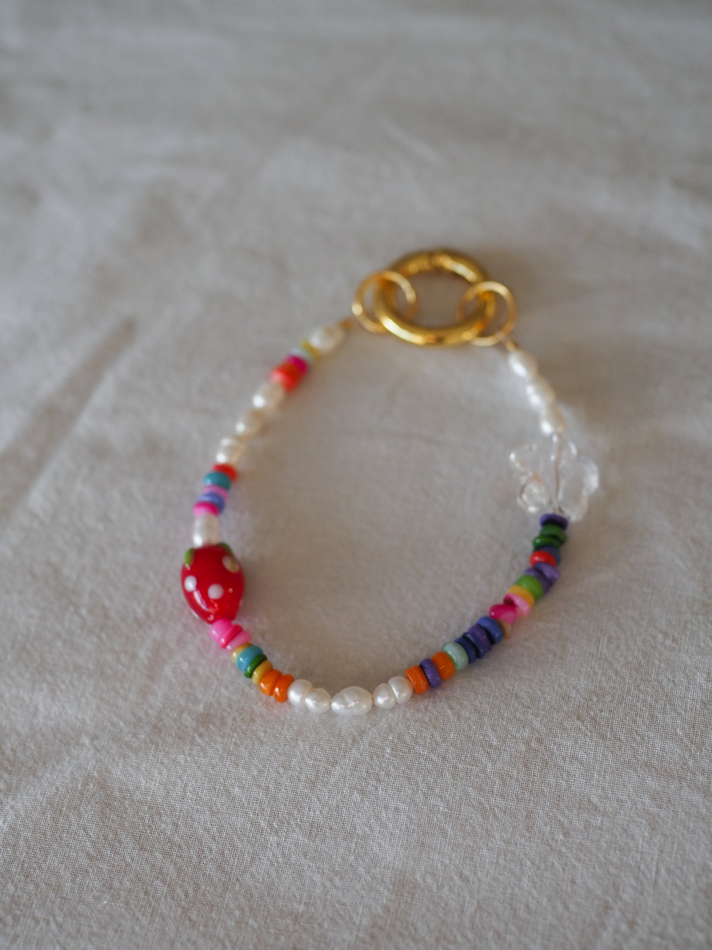 Grigri pendant fraise