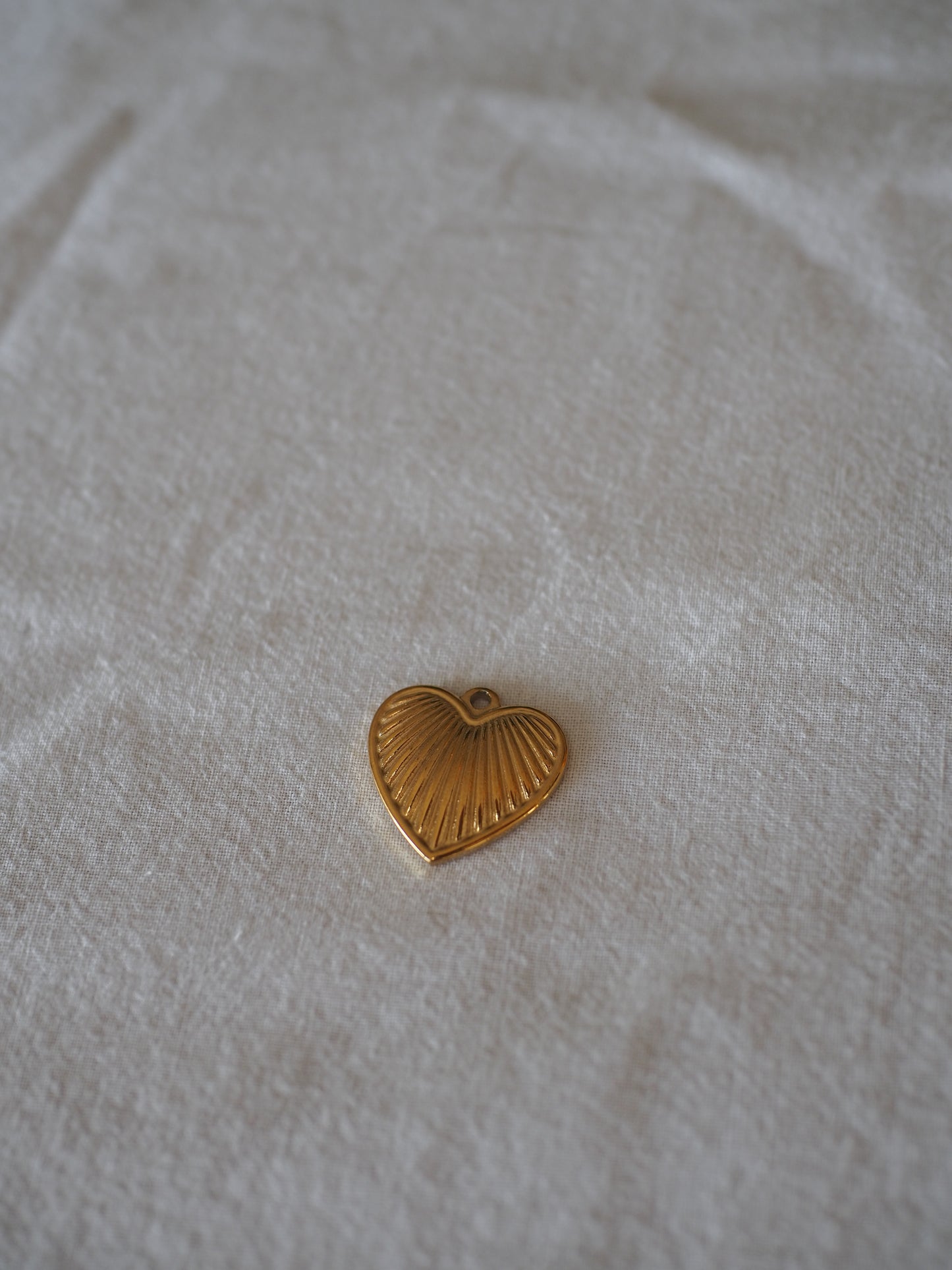 Charm Coeur Strié