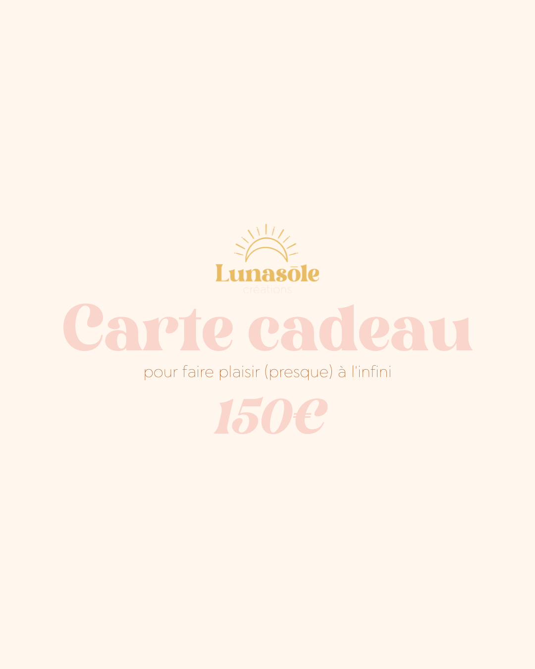 Carte-cadeau 150€
