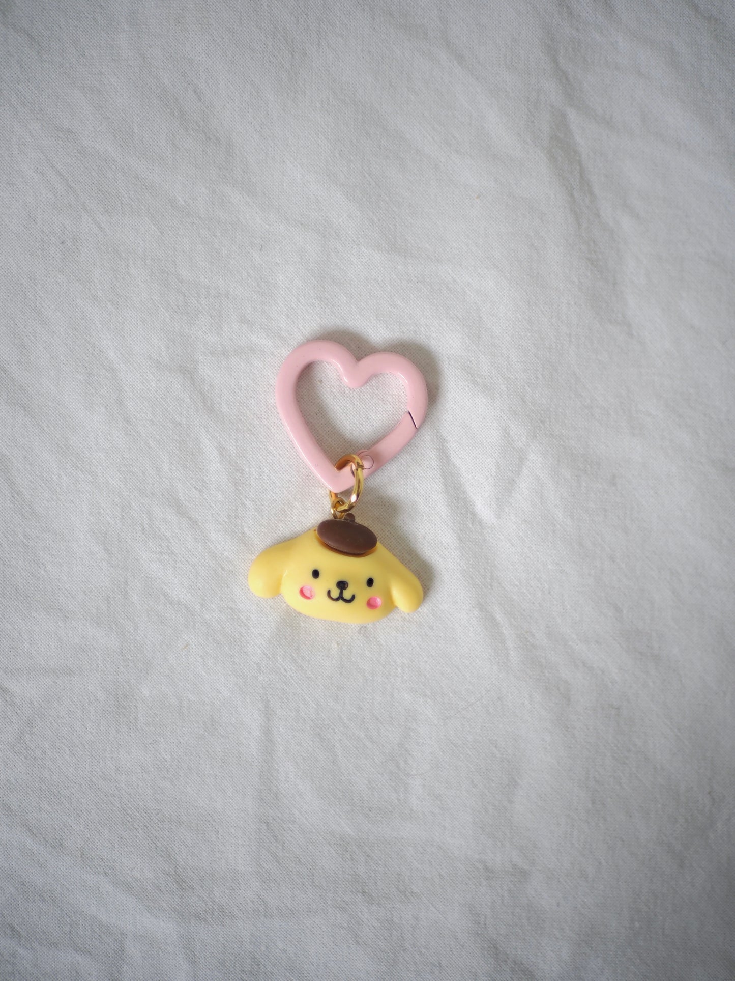 Grigri mousqueton cutie heart cat